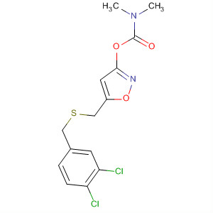 Carbamic acid, dimethyl-,5-[[[(3,4-dichlorophenyl)methyl]thio]methyl]-3-isoxazolyl ester