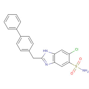 1H-Benzimidazole-5-sulfonamide,2-([1,1'-biphenyl]-4-ylmethyl)-6-chloro-