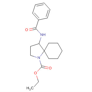 1-Azaspiro[4.5]decane-1-carboxylic acid, 4-(benzoylamino)-, ethyl ester