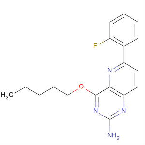 Pyrido[3,2-d]pyrimidin-2-amine, 6-(2-fluorophenyl)-4-(pentyloxy)-