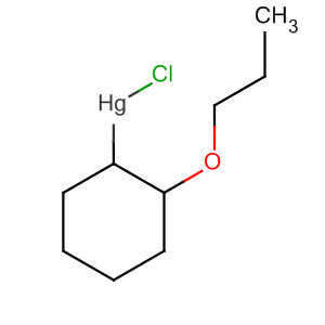Mercury, chloro(2-propoxycyclohexyl)-, trans-