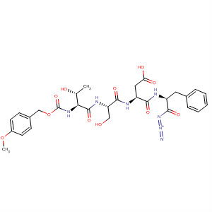 L-Phenylalanyl azide,N-[N-[N-[N-[[(4-methoxyphenyl)methoxy]carbonyl]-L-threonyl]-L-seryl]-L-a-aspartyl]-