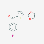5-(1,3-DIOXOLAN-2-YL)-2-(4-FLUOROBENZOYL)THIOPHENE