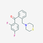 2,4-DIFLUORO-2-THIOMORPHOLINOMETHYL BENZOPHENONE