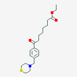 ETHYL 8-OXO-8-[4-(THIOMORPHOLINOMETHYL)PHENYL]OCTANOATE