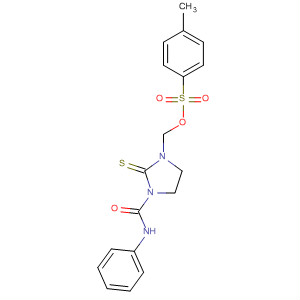 1-Imidazolidinecarboxamide,3-[[[(4-methylphenyl)sulfonyl]oxy]methyl]-N-phenyl-2-thioxo-