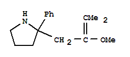 Pyrrolidine, 2-(2-methoxy-3-methyl-2-butenyl)-2-phenyl-