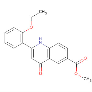 6-Quinolinecarboxylic acid, 2-(2-ethoxyphenyl)-1,4-dihydro-4-oxo-,methyl ester