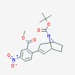 tert-butyl 3-(2-methoxycarbonyl-4-nitro-phenyl)-8-azabicyclo[3.2.1]oct-3-ene-8-carboxylate