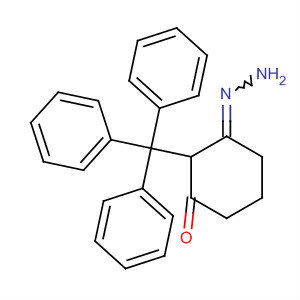 Cyclohexanone, (triphenylmethyl)hydrazone