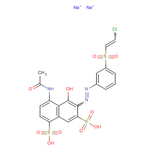 1,7-Naphthalenedisulfonic acid,4-(acetylamino)-6-[[3-[(2-chloroethenyl)sulfonyl]phenyl]azo]-5-hydroxy-,disodium salt