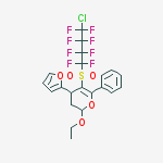 5-(4-CHLORO-1,1,2,2,3,3,4,4-OCTAFLUOROBUTYLSULFONYL)-2-ETHOXY-4-(FURAN-2-YL)-6-PHENYL-3,4-DIHYDRO-2H-PYRAN
