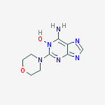 6-amino-2-morpholin-4-yl-1-oxo-1H-purin-1-ium