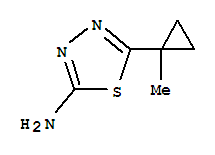 1,3,4-Thiadiazol-2-amine,  5-(1-methylcyclopropyl)-