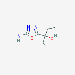 3-(5-amino-1,3,4-oxadiazol-2-yl)pentan-3-ol