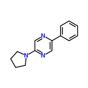 2-PHENYL-5-PYRROLIDIN-1-YL-PYRAZINE