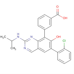 Benzoic acid,3-[6-(2-chlorophenyl)-7-hydroxy-2-[(1-methylethyl)amino]-8-quinazolinyl]-