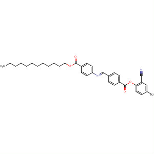 Benzoic acid, 4-[(E)-[[4-[(dodecyloxy)carbonyl]phenyl]imino]methyl]-,2-cyano-1,3-phenylene ester