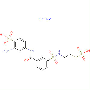 Benzenesulfonic acid,2-amino-4-[[3-[[[2-(sulfothio)ethyl]amino]sulfonyl]benzoyl]amino]-,disodium salt