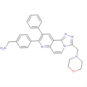 Benzenemethanamine,4-[3-(4-morpholinylmethyl)-9-phenyl-1,2,4-triazolo[3,4-f][1,6]naphthyridin-8-yl]-