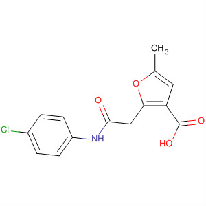 3-Furancarboxylic acid,2-[2-[(4-chlorophenyl)amino]-2-oxoethyl]-5-methyl-