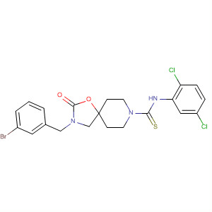 1-Oxa-3,8-diazaspiro[4.5]decane-8-carbothioamide,3-[(3-bromophenyl)methyl]-N-(2,5-dichlorophenyl)-2-oxo-