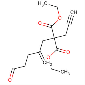 Propanedioic acid, 2-(2-methylene-5-oxopentyl)-2-(2-propyn-1-yl)-,1,3-diethyl ester