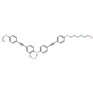 1-Hexanol,6-[4-[2-[4-[2-[4-[2-(4-ethoxyphenyl)ethynyl]-2-methylphenyl]diazenyl]phenyl]ethynyl]phenoxy]-