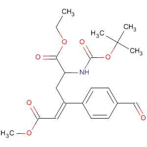 2-Hexenedioic acid,5-[[(1,1-dimethylethoxy)carbonyl]amino]-3-(4-formylphenyl)-, 1-ethyl6-methyl ester, (2E,5S)-