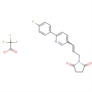 2,5-Pyrrolidinedione,1-[3-[6-(4-fluorophenyl)-3-pyridinyl]-2-propen-1-yl]-,2,2,2-trifluoroacetate (1:1)