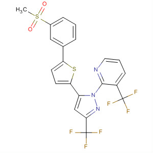 Pyridine,2-[5-[5-[3-(methylsulfonyl)phenyl]-2-thienyl]-3-(trifluoromethyl)-1H-pyrazol-1-yl]-3-(trifluoromethyl)-