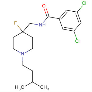 Benzamide,3,5-dichloro-N-[[4-fluoro-1-(3-methylbutyl)-4-piperidinyl]methyl]-