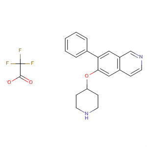 Isoquinoline, 7-phenyl-6-(4-piperidinyloxy)-, 2,2,2-trifluoroacetate (1:1)