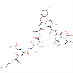 L-Threonine,L-lysyl-L-glutaminyl-L-alanyl-L-prolyl-L-alanyl-L-tyrosyl-L-valyl-L-histidyl-