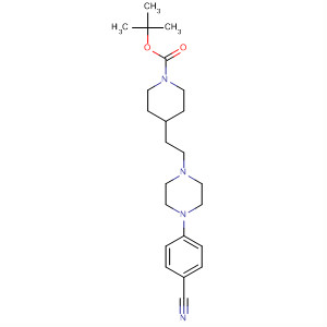 1-Piperidinecarboxylic acid,4-[2-[4-(4-cyanophenyl)-1-piperazinyl]ethyl]-, 1,1-dimethylethyl ester