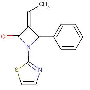 2-Azetidinone, 3-ethylidene-4-phenyl-1-(2-thiazolyl)-, (3E)-