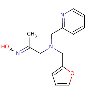 2-Propanone, 1-[(2-furanylmethyl)(2-pyridinylmethyl)amino]-, oxime