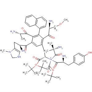 L-Phenylalanine,N-[(1,1-dimethylethoxy)carbonyl]-3-methyl-L-histidyl-3-(1-naphthalenyl)-L-alanyl-2-methylalanyl-O-(1,1-dimethylethyl)-L-seryl-O-(1,1-dimethylethyl)-D-tyrosyl-, methyl ester