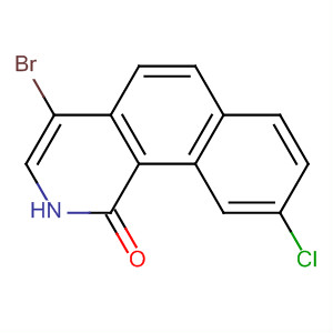 Benz[h]isoquinolin-1(2H)-one, 4-bromo-9-chloro-