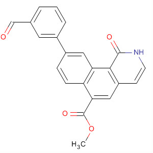 Benz[h]isoquinoline-6-carboxylic acid,9-(3-formylphenyl)-1,2-dihydro-1-oxo-, methyl ester