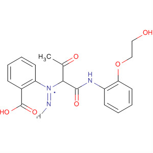 Benzoic acid,2-[2-[1-[[[2-(2-hydroxyethoxy)phenyl]amino]carbonyl]-2-oxopropyl]diazenyl]-
