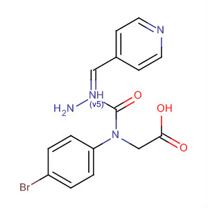 Glycine, N-(4-bromophenyl)-, (2E)-2-(4-pyridinylmethylene)hydrazide