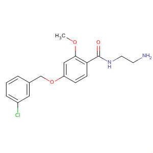 Benzamide, N-(2-aminoethyl)-4-[(3-chlorophenyl)methoxy]-2-methoxy-
