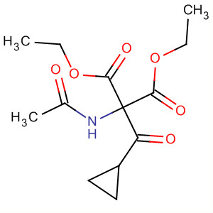 Propanedioic acid, 2-(acetylamino)-2-(cyclopropylcarbonyl)-,1,3-diethyl ester