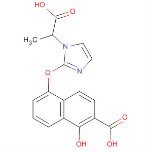 1H-Imidazole-1-propanoic acid,2-[(6-carboxy-5-hydroxy-1-naphthalenyl)oxy]-