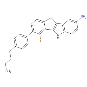 Indeno[1,2-b]indol-2-amine, 7-(4-butylphenyl)-6-fluoro-5,10-dihydro-