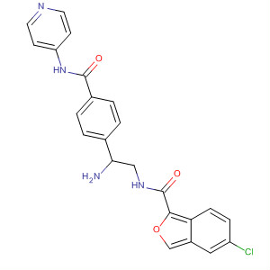 2-Benzofurancarboxamide,N-[2-amino-2-[4-[(4-pyridinylamino)carbonyl]phenyl]ethyl]-5-chloro-