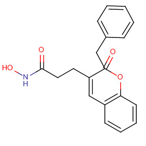 2H-1-Benzopyran-3-propanamide, N-hydroxy-2-oxo-a-(phenylmethyl)-