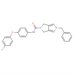 Pyrrolo[3,4-c]pyrrole-2(1H)-carboxamide,N-[4-(4-fluorophenoxy)phenyl]hexahydro-5-(phenylmethyl)-