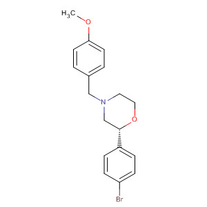 Morpholine, 2-(4-bromophenyl)-4-[(4-methoxyphenyl)methyl]-, (2R)-